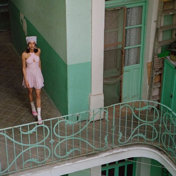 NWOT For Love & Lemons Carmela Mini Pink Dress Size S - Picture 7 of 16